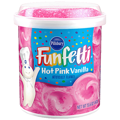 Hot Pink Vanilla Frosting